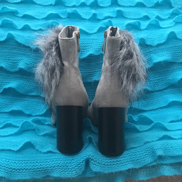 🥾 Cape Robbin Grey Swede Ankle Boots D01 - Picture 4 of 4